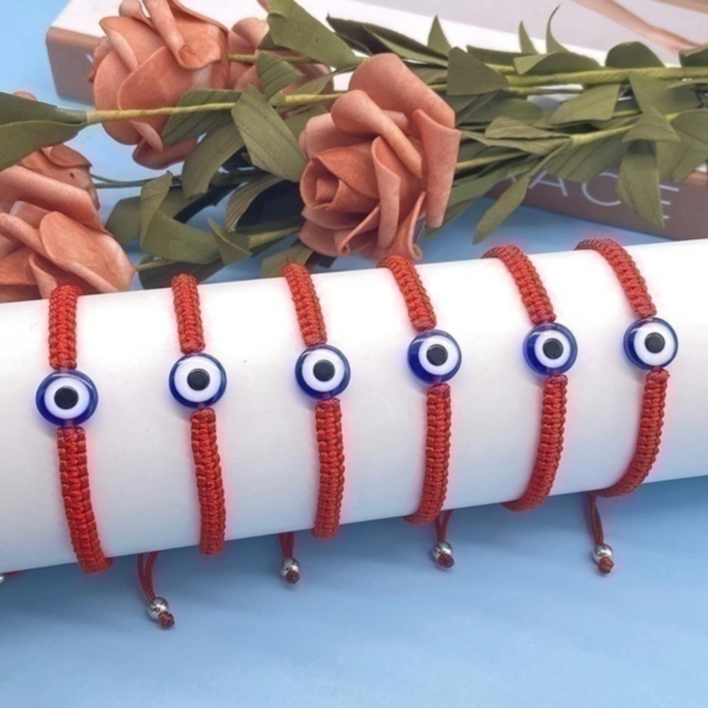 Evil eye red string bracelet for GOOD LUCK